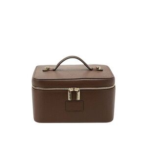 Brown Leather Vanity Case